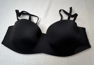 Victoria's Secret BH Damen 32A Schwarz Push Up Trägerlos Bügel Neu - Bild 1 von 12
