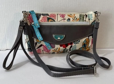 Mini Bandolera Muñequera Cartera Mariposa Floral Lily Bloom Ashley Nueva Sin Etiquetas Foto 1 de 4
