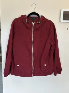 Craft & Flow men's full zip burgundy jacket size M excellent condition - Picture 1 of 3