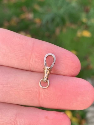 9ct gold Victorian lobster claw clasp 1 g 9CT - Image 1 of 4