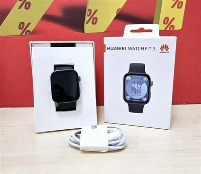 HUAWEI FIT 3 Smartwatches Aluminiumleg.  Fluorelastomer-Armb WIE NEU - Bild 1 von 2
