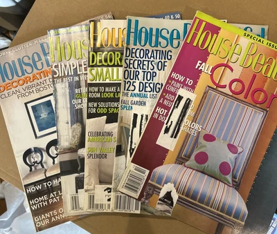 Lot Of 5 House Beautiful Magazine Mixed Months 2003 - 2004 - Image 1 of 4
