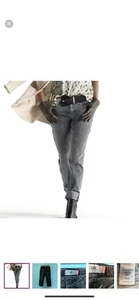 CAbi 4329 DAMEN Boyfriend-Jeans Smoke Wash schwarz Relaxed 100 % Baumwolle Baggy - Bild 1 von 8