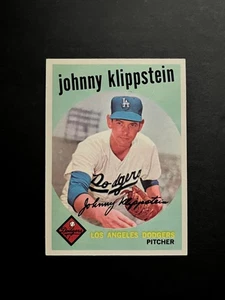 1959 TOPPS #152 JOHNNY KLIPPSTEIN NM-MT - Picture 1 of 2
