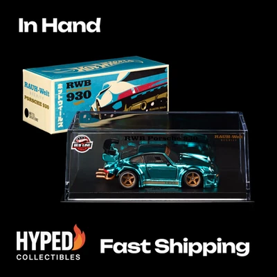 Hot Wheels Collectors RLC Exclusive RWB Porsche 930 Spectraflame Teal JLJ20 - Image 1 of 4