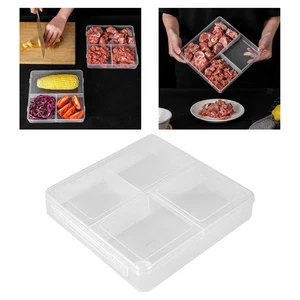 Household Food Fresh Storage Container Stackable Separate for Kitchen Pantry - Picture 1 of 7