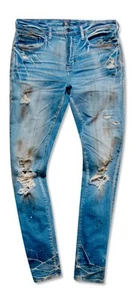 PRPS Cayenne Super Skinny Fit Indigo Distressed Denim Jeans Men’s Size 40 - Picture 1 of 16