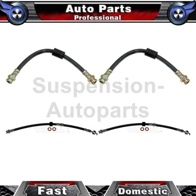 Подходит для Ford Escort 4X Dorman 1991 1992 1993 годов выпуска с первым стопором передний задний тормозной шланг - Изображение 1 из 4