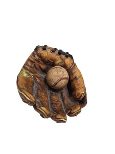 Baseball Glove With Ball Vtg 1998 S.S. Sarna Decor Figurine Memorabilia Resin - Picture 1 of 2