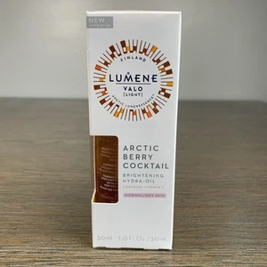 Lumene Valo Arctic Berry Cocktail Brightening Hydra-Oil Normal / Dry Skin 1 oz - Picture 1 of 6