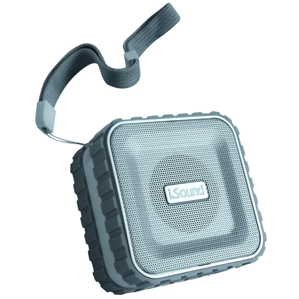 iSound DuraWaves Rugged Water-Resistant Rechargeable Bluetooth Speaker- White - Image 1 of 4