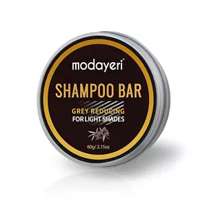 Grey Hair Restoring Solid Shampoo Bar - Bamboo Charcoal Special Treatment to Nat - Picture 1 of 12