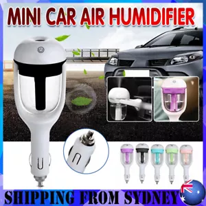 Mini Car Air Humidifier Essential Oil Diffuser Ultrasonic Aroma Mist Purifier AU - Picture 1 of 18
