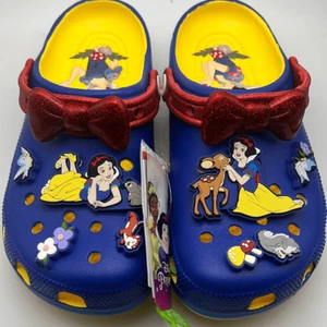 CROCS DISNEY Snow White Classic Clog NWT brand new fast shipping Size 8W (6M) - Picture 1 of 8