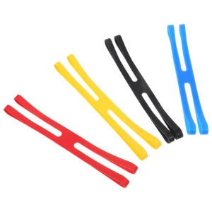 4 Pcs Tableware Storage Belt Elastic Band Strap Container Fixing Straps - Photo 1/12