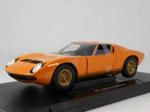 WELLY Lamborghini Miura Sv Orange 1971 1/18 18017OR - Picture 1 of 3