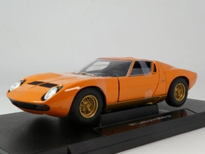 Welly Lamborghini Miura SV orange 1971 1/18 18017W-OR - Immagine 1 di 3