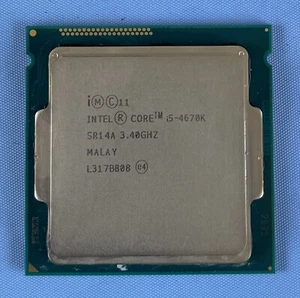 Intel Core i5 SR14A i5-4670K 3.40GHz 6M Socket 1150 Quad Core Processor / CPU - Picture 1 of 3