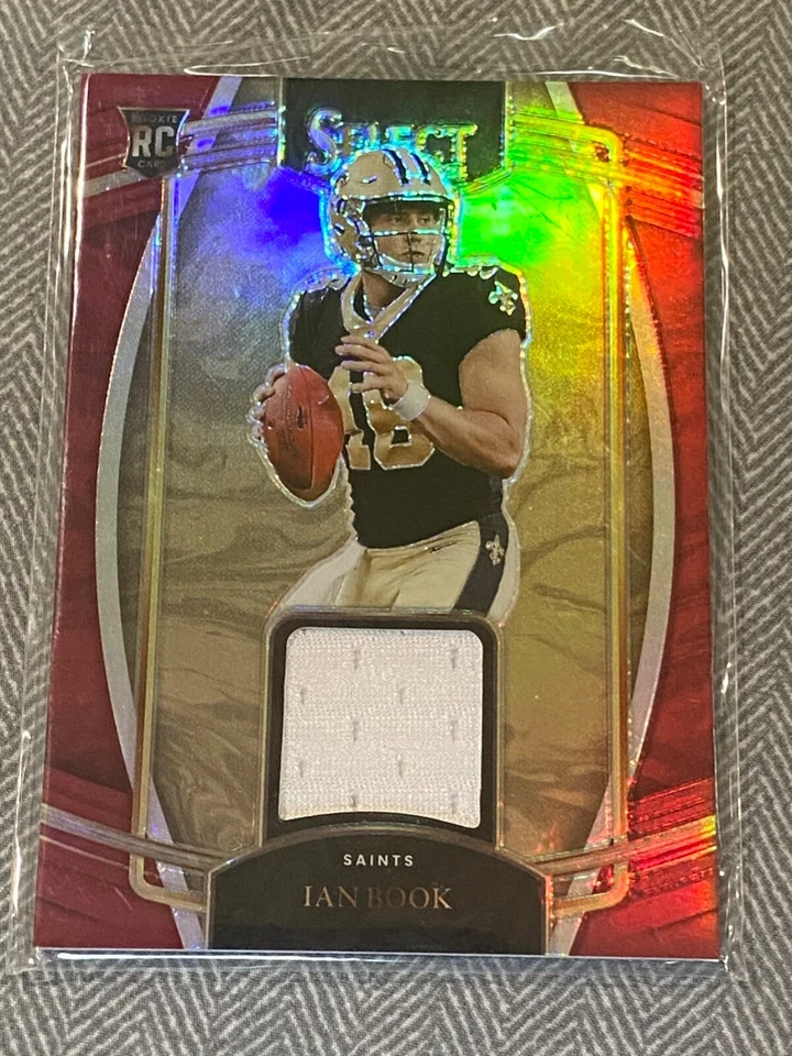 2021 Panini Select Football Ian Book RC Rookie Swatches #RSW-IBO - Image 1 of 3