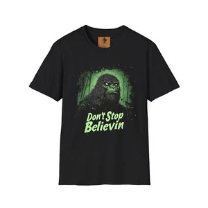 Sasquatch T-Shirt, Bigfoot Tee, Kryptozoologie Geschenk, Don’t Stop Believin - Bild 1 von 8
