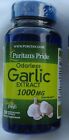 250 Sgel Puritan's Pride Odorless Garlic 1000mg Allicin Cholesterol Heart 2025