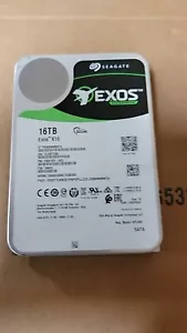 Seagate Exos X16 (7200RPM, 3.5", SATA III, 256MB Cache) 16TB ST16000NM001G - Picture 1 of 2