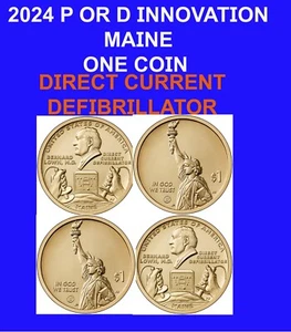 2024 P OR D American Innovation MAINE -1-coin DIR CURRENT - Picture 1 of 3