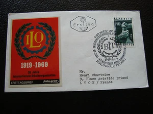 AUTRICHE - enveloppe 1er jour 22/8/1969 (cy17) austria  - Picture 1 of 1