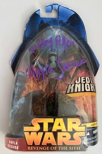 Star Wars Amy Allen Signed Aayla Secura Revenge of the Sith Action Figure - Picture 1 of 4