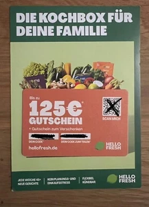Hello Fresh Gutschein € 125,00 - Bild 1 von 1