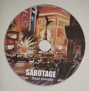 SABOTAGE 1936 DVD PUBLIC DOMAIN FILM ALFRED HITCHCOCK, SYLVIA SIDNEY - Picture 1 of 1