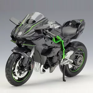 1/12 Scale Kawasaki Ninja H2R Motorcycle Model Diecast Toys for Boys Kids Gifts - Picture 1 of 9
