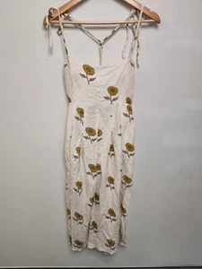 tree of life jumpsuit womens size medium sleeveless jumpsuit romper - Picture 1 of 8