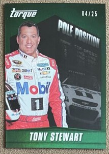 2016 Panini Torque Pole Position Green Tony Stewart /25 #PP2 Parallel