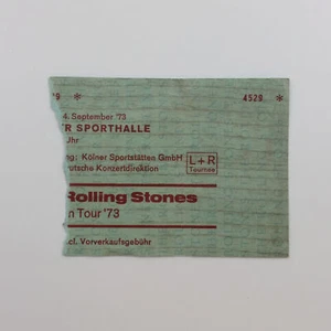ROLLING STONES Konzert TICKET 4. September 1973 Kölner Sporthalle Köln - Bild 1 von 3