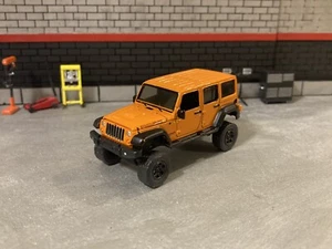 2013 Jeep Wrangler Lifted 4x4 Truck 1/64 Diecast Custom Off Road 4WD Raised Up - Picture 1 of 12