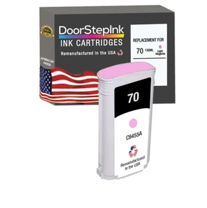 DoorStepInk Compatible Ink Cartridges For HP 70 Light Magenta 130mL C9455A-USA - Picture 1 of 6