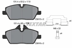 KIT PASTIGLIE PATTINI PASTICCHE FRENO ANTERIORI BMW SERIE 1 116I 118D MINI ONE - Imagen 1 de 1