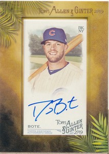 2019 Topps Allen and Ginter Framed Mini Autographs #MADB David Bote