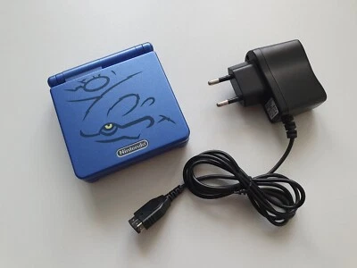 GameBoy Advance SP Konsole Kyogre Edition AGS 001 Neues Gehäuse & Displayscheibe - Bild 1 von 4