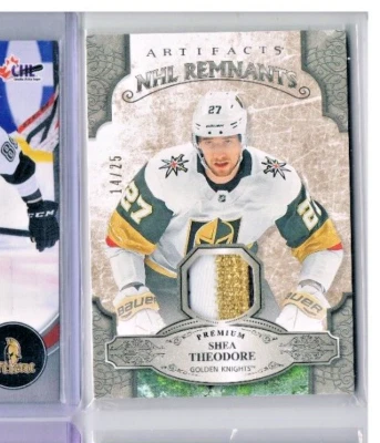 2019-20 Artifacts NHL Remnants Premium #NRST Shea Theodore 14/25 ref.169 - Image 1 of 2