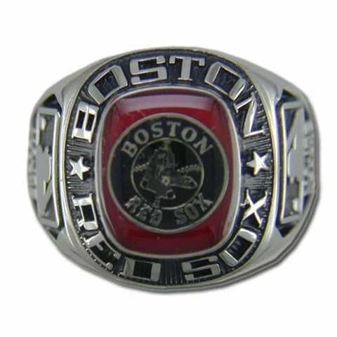 Boston Red Sox Classic Silvertone MLB Ring Cover