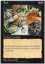 Fear X4 (5th Edition) MTG (NM) *CCGHouse* Magic