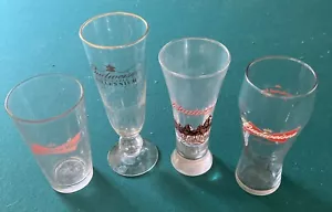 Vintage Budweiser Beer Drinking Glasses (Set of 4) All Unique & Great Condition! - Picture 1 of 5