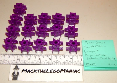 Techno Gears Marble Mania Catapult 16 Purple Connector Extender Parts Only - Image 1 of 2