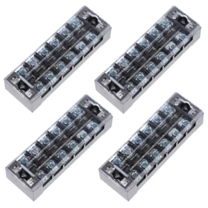 5pcs Practical Dual Row Screw Terminal Strips Insulated Terminal Blocks - Picture 1 of 12