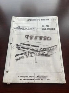 New Idea 299 Mower Conditioner Operator’s Manual - Picture 1 of 2