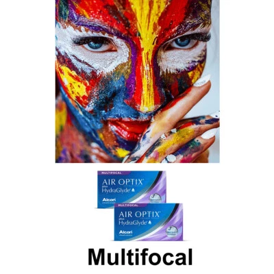 1 oder 2x 6er Boxen AIR OPTIX plus Hydraglyde Multifocal Monatslinsen - Bild 1 von 4