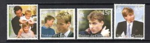 TRISTAN DA CUNHA MNH 2000 SG683-68618 CUMPLEAÑOS DEL PRÍNCIPE GUILLIAM - Imagen 1 de 1