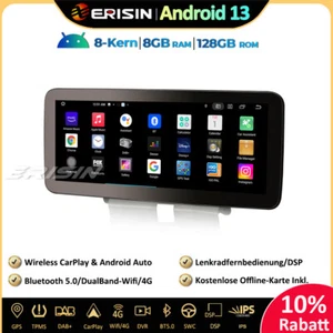12.3" 8-Kern 128GB Android 13 Autoradio GPS DAB+ CarPlay Für Audi A4 A5 B8 S4 S5 - Bild 1 von 17